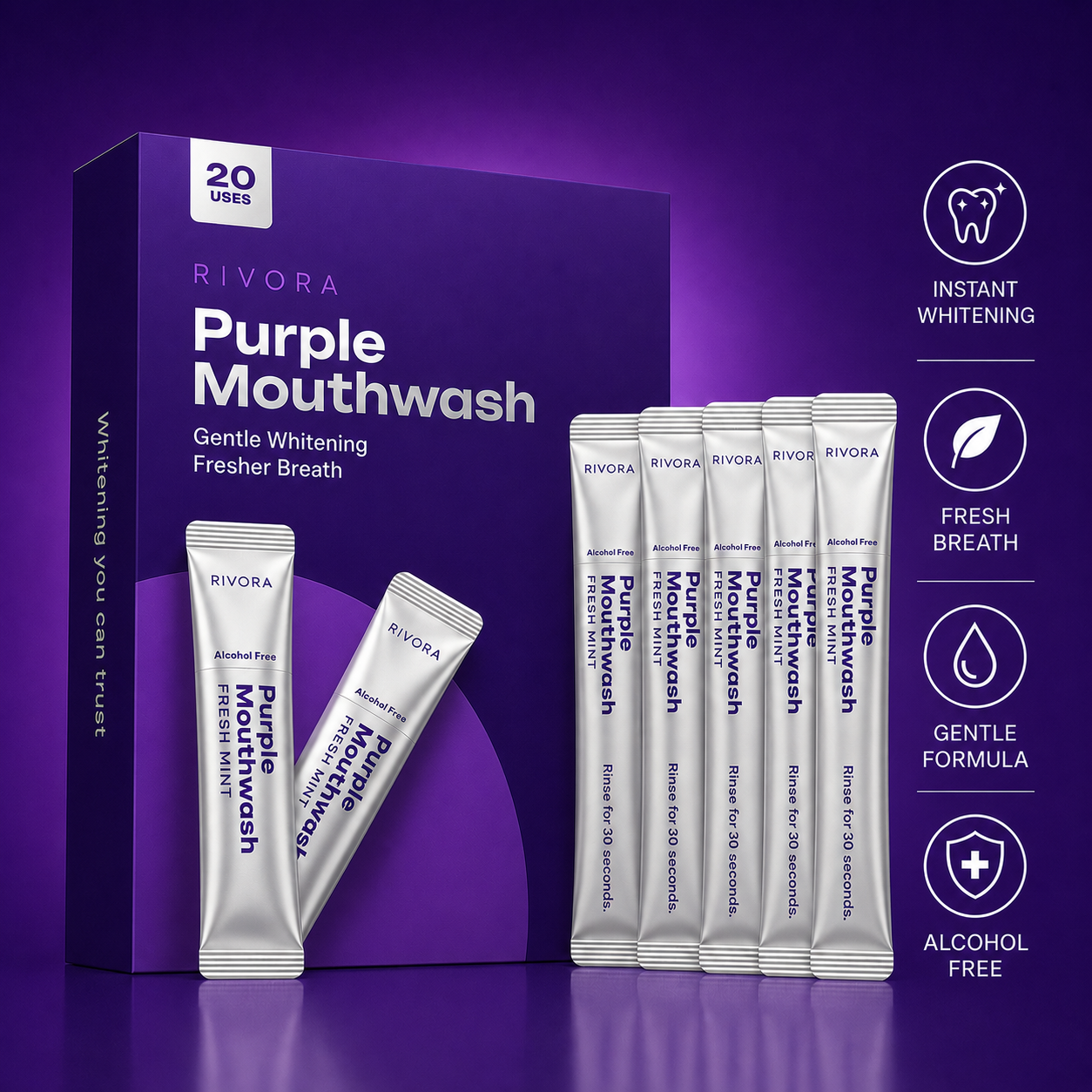 Purple Whitening Mouthwash