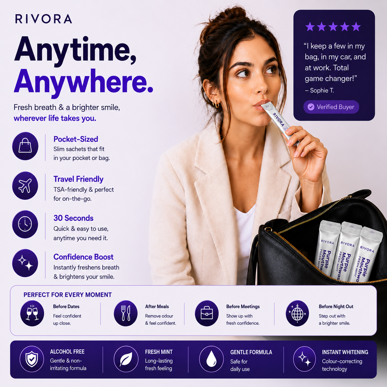 Purple Whitening Mouthwash